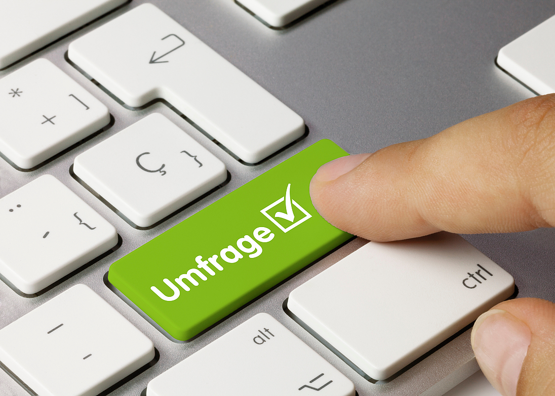 Umfrage Tastatur Finger